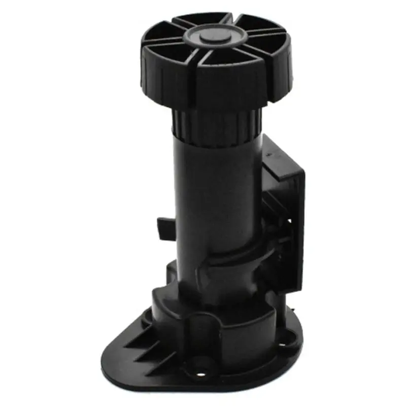 BAAJ-12 Pack Black Cabinet Leveler Legs Furniture Legs Adjusts From 3-7/8 Inch To 5-1/8 Inch , For Furniture, Cabinets