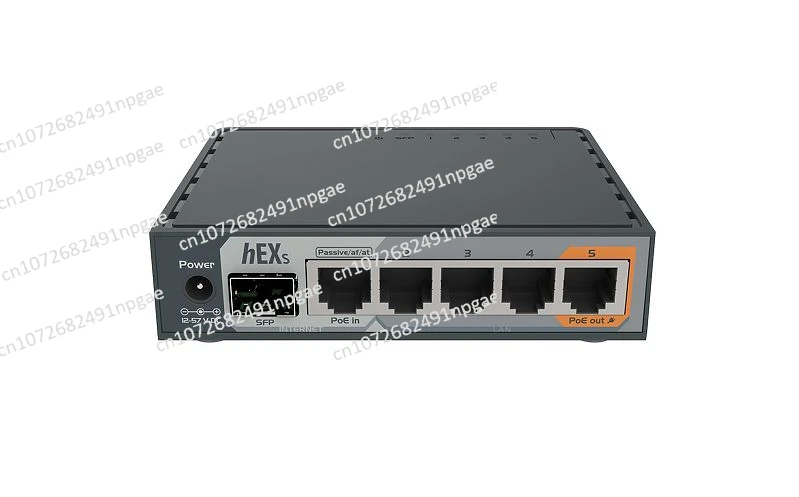 RB760iGS (hEX S) Full Gigabit 5-port Electrical Port 1-port Optical Port POE Road