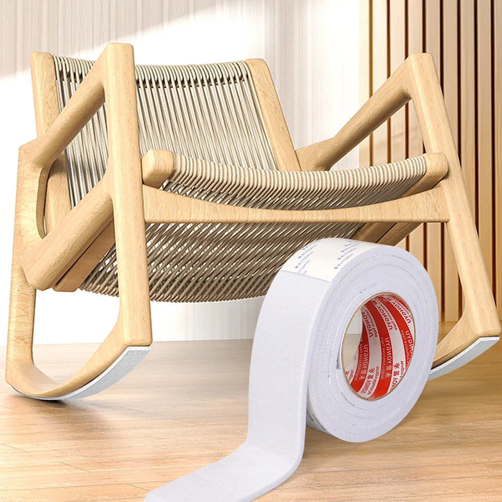 Self Adhesive Felt Strip Roll Anti Noise Anti Scratch for Bed Frame Furniture Chair Legs Floor Protection Tape