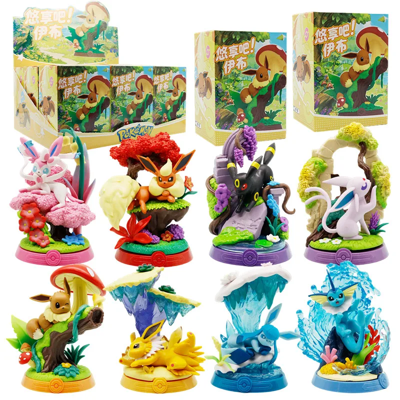 Model Kit Umbreon - Figurines Pokemon, jouet Eevee Sylveon Glaceon