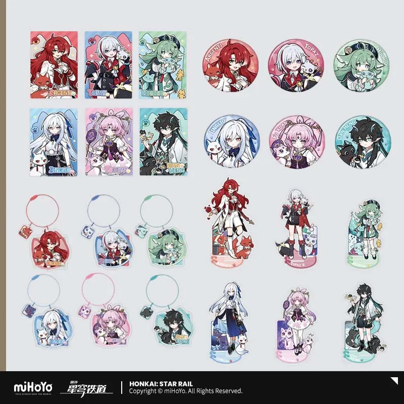 

Sunsyea Honkai Star Rail Official Merch miHoYo Original Authentic XBDMM 2 Series Acrylic Stand Badge Pendant Dan Heng Argenti