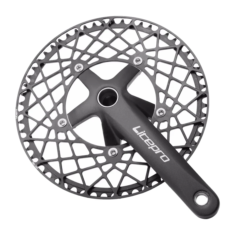 Litepro130 BCD bike chainring crown 53T 56T 58T teeth folding bike chainring BMX sprocket wheel crankset bike disc crown