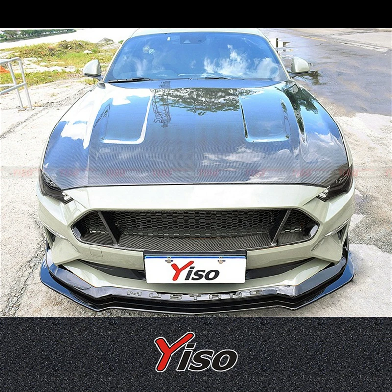 

Suitable for 2018-2019 Mustang carbon fiber Engine Cover modification hood Mustang hood modification hood