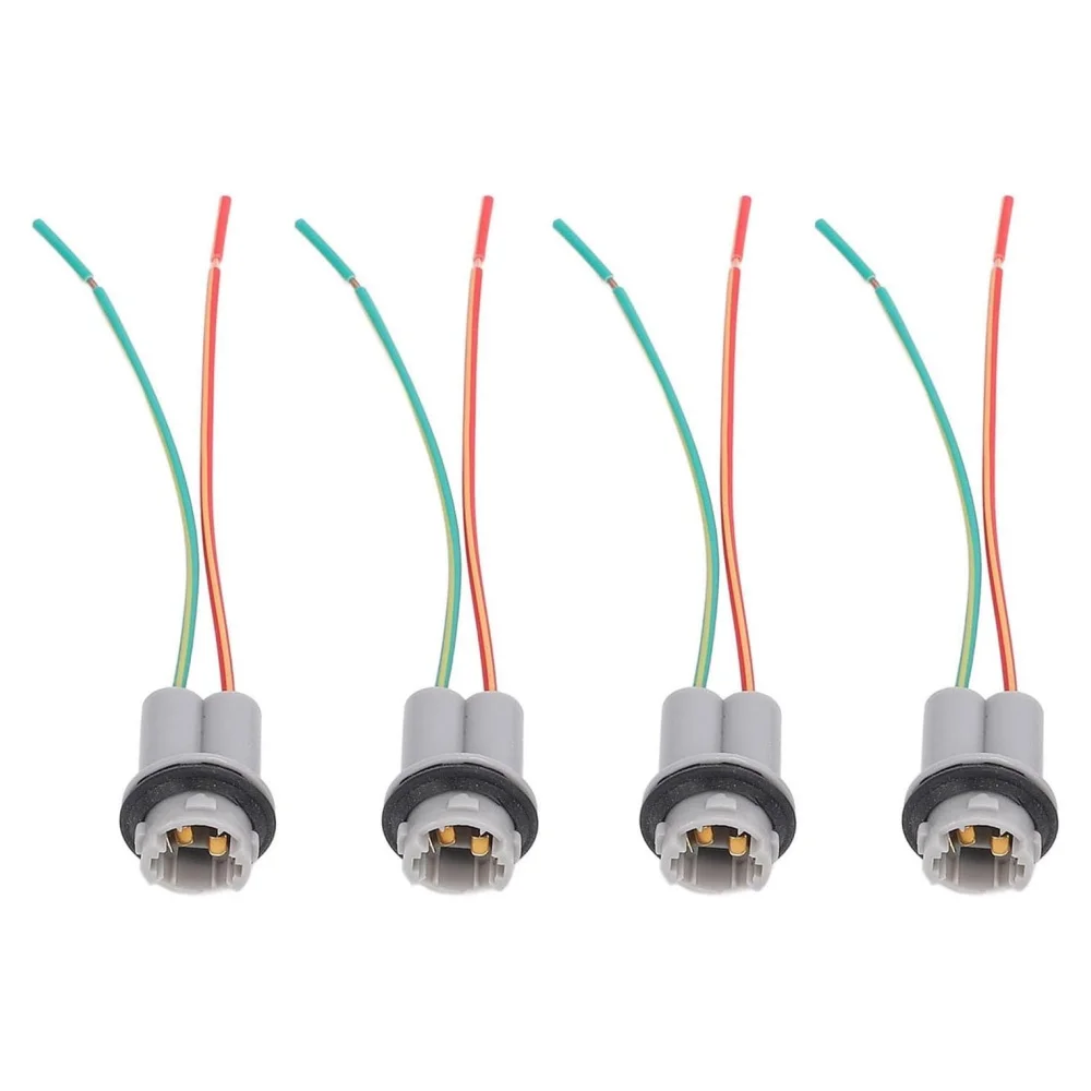 Picture 5: 2Pcs Bulb Socket Wiring Harness Socket Connector 501 W5w T10 Bulb Holder Socket Pre Wired Led Halogen Lamp Rubber Seal
