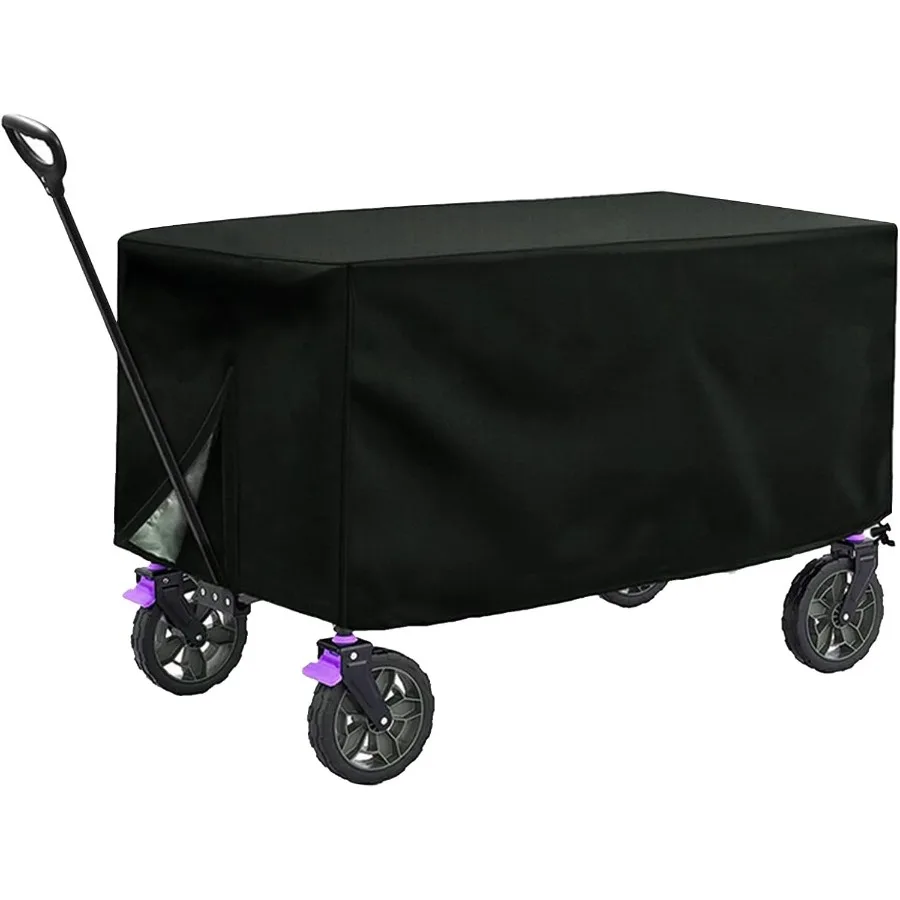 

420D Oxford Cloth Waterproof Cover for Folding Garden Wagon Utility Wagon Cart Black54 x 22 x 24