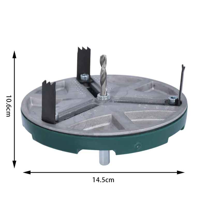 Adjustable Hole Saw Woodworking Driller Cutter For Power Drill Cordless Screwdriver For Sawing Various Diameters