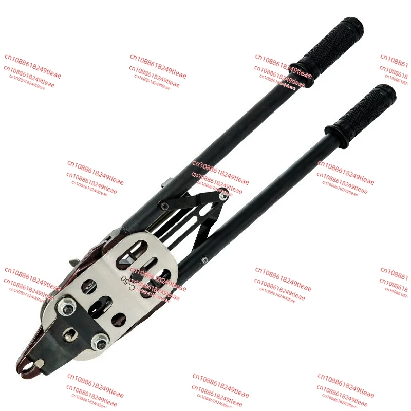 

C50 Professional Manual Hog Ring Plier for Gabion Fixing C-ring Nailer for Wire Cages, Gabion Fastening