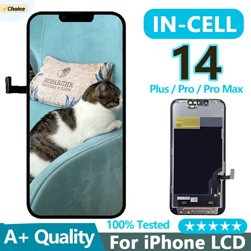 Replacement For iphone 14 Plus Display Touch Screen Digitizer Assembly For iPhone 14 Pro max Incell LCD Support 3D Touch True