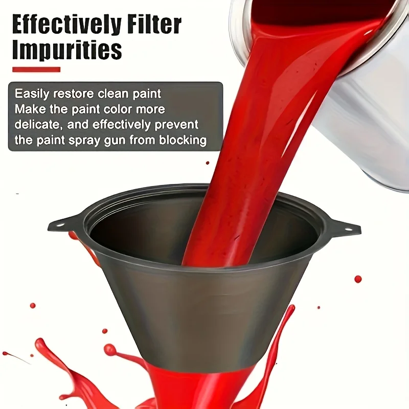 10/20/30/50pcs Reusable Nylon Mesh Paint Spray Mesh Paper Filter Auto Fueling Strainer for Water Paints  Based Oil Food Residues - view 3