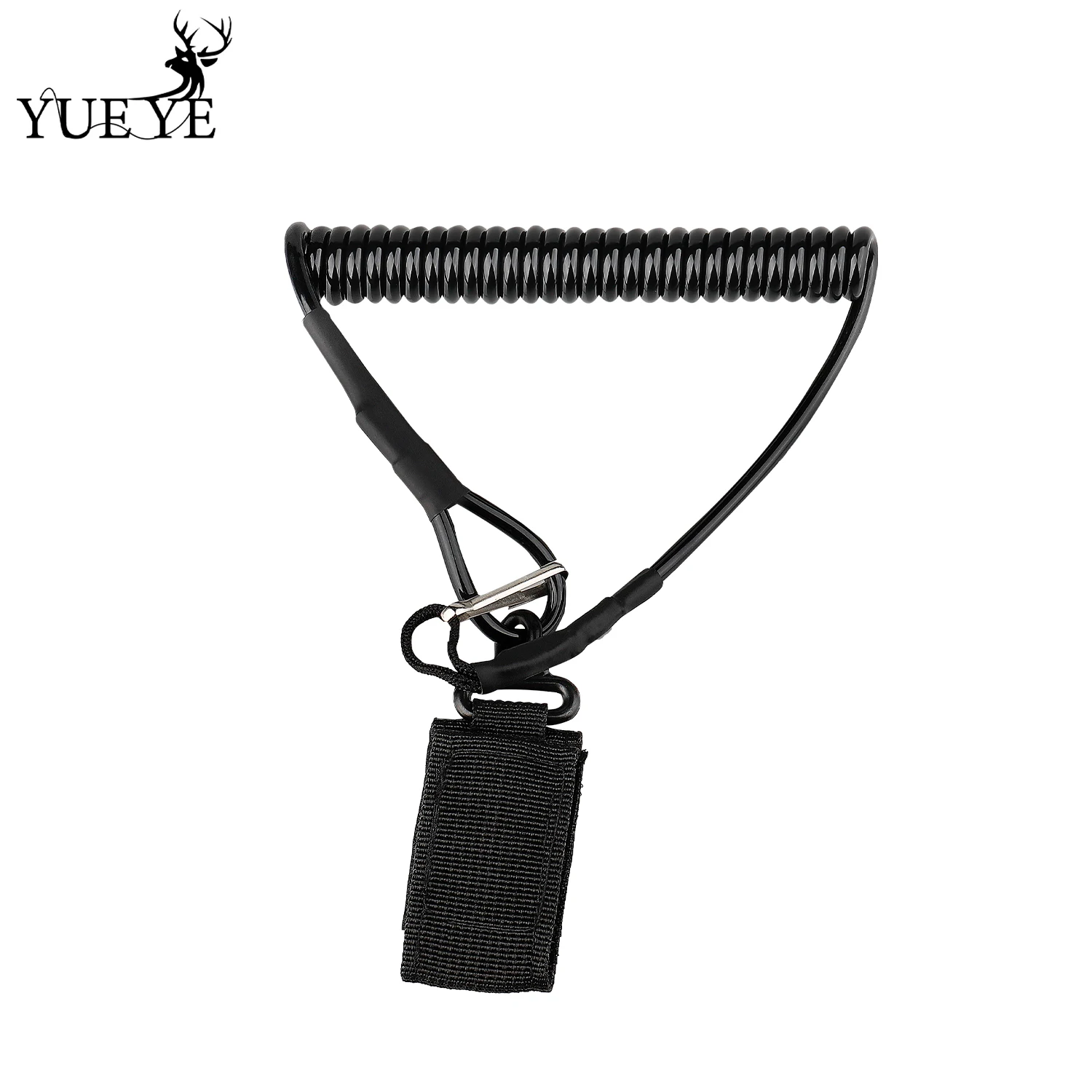 

XC Tactical Lanyard Spring Rope Outdoor Hiking Camping Anti-lost Phone Key Chain Molle Military Backpack Attactment Spring Strap