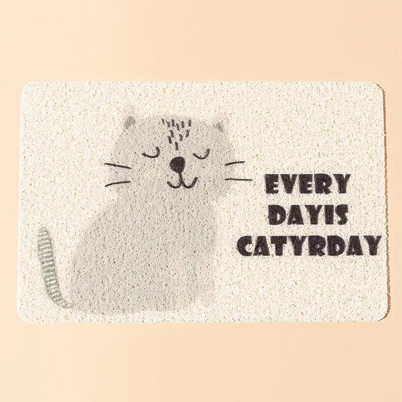 PVC cat litter mat for cats in all seasons, pet mat for cats, breathable litter box mat for outdoor splashes, pet seat cushion