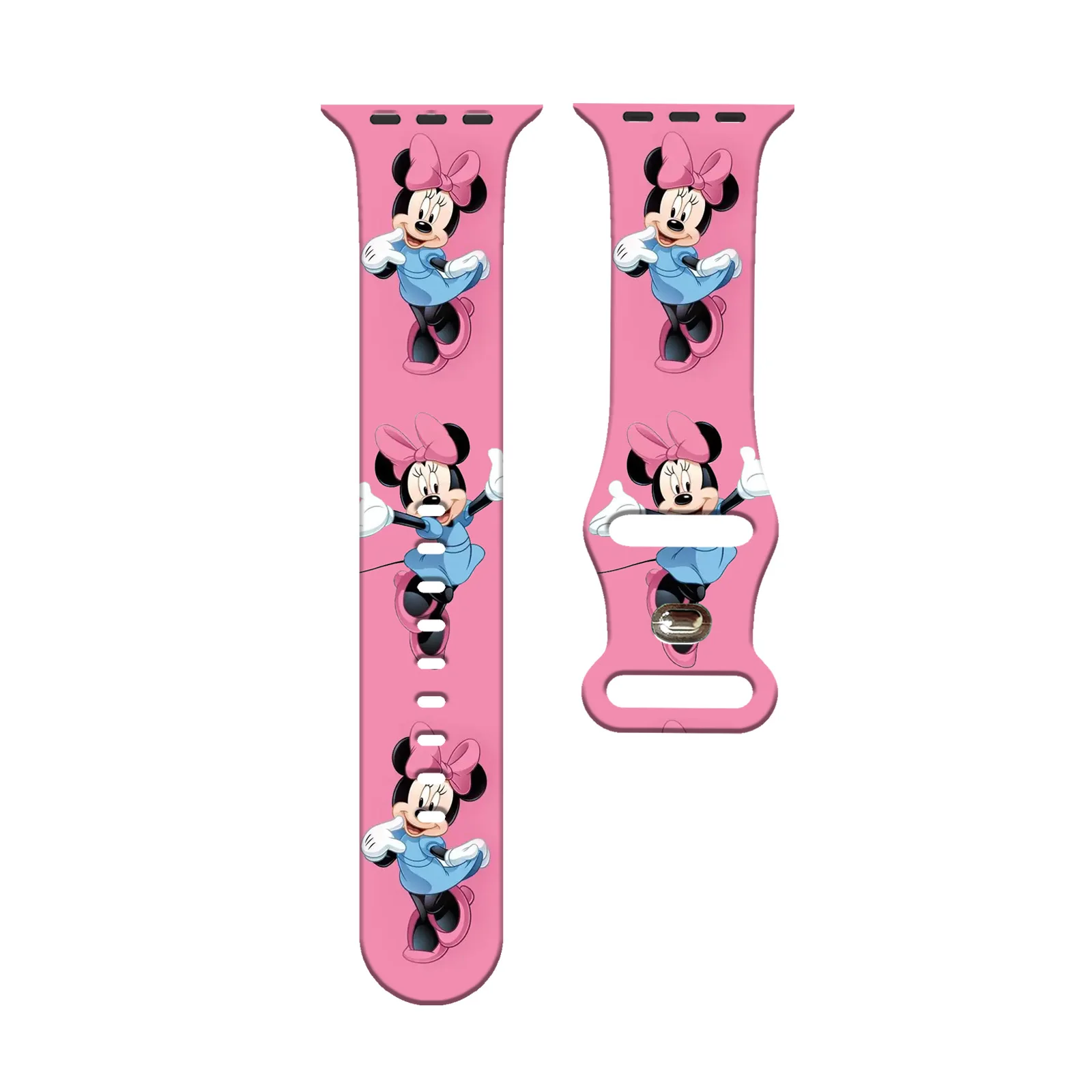 

Disney Mickey Series Watch Strap Suitable For Apple Watch 11/10/9/8 Silicone Strap Replaceable IWatch 49mm/46mm/44mm/42mm/41mm