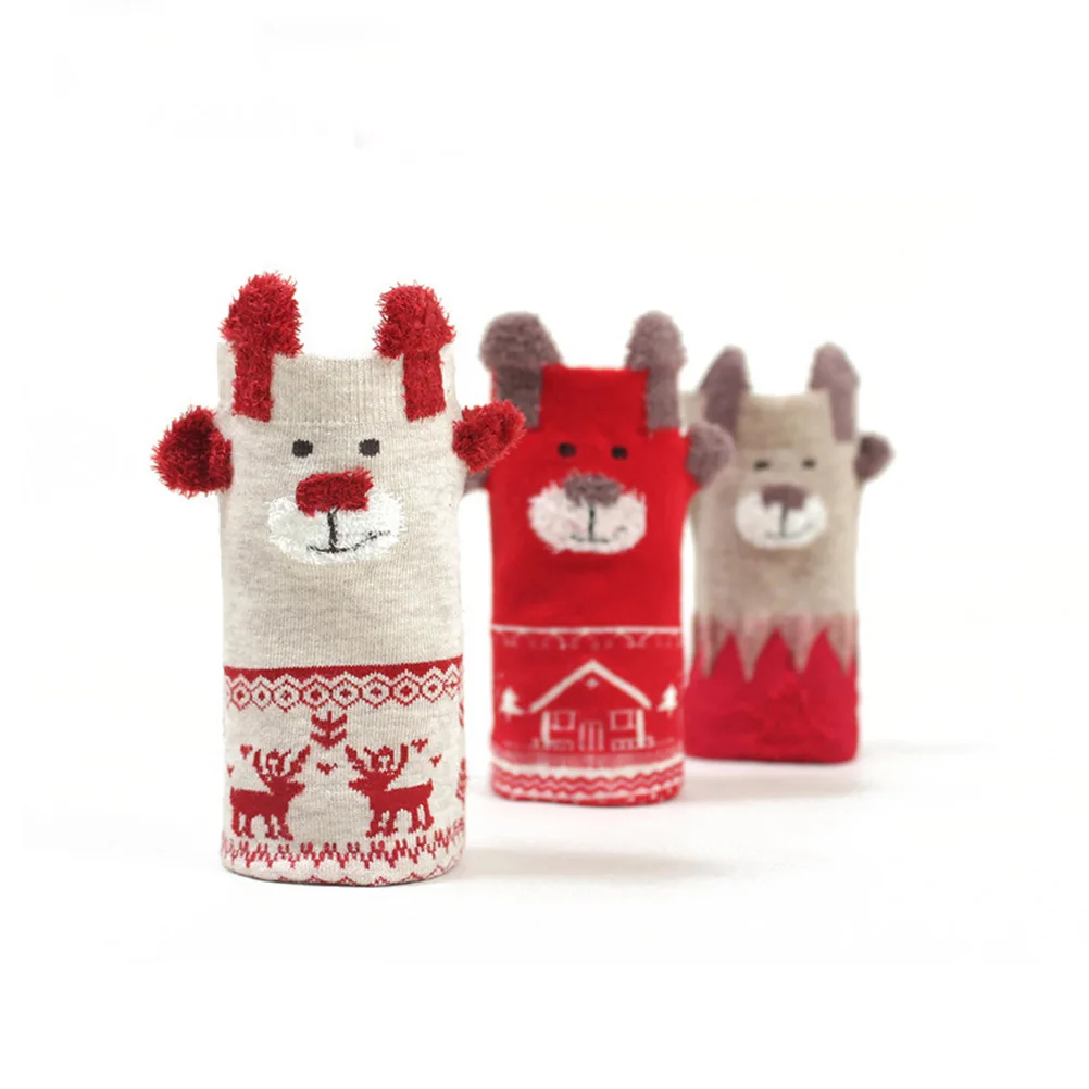 

Christmas Cotton Cotton For Girls Soft Warm Slipper Christmas Socks Socks Holiday Gift Stocking Stuffer