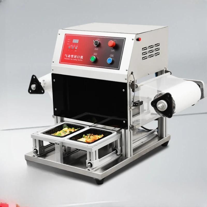 

Pneumatic sealing machine, commercial locking, fresh-keeping box sealing machine, automatic packaging machine, takeaway