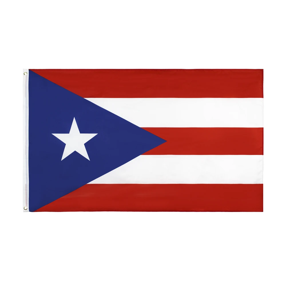 Puerto Rico Flag 60X90CM 90X150CM Officially Licensed Durable Polyester Outdoor Flag with Rope And Metal Hardware Included