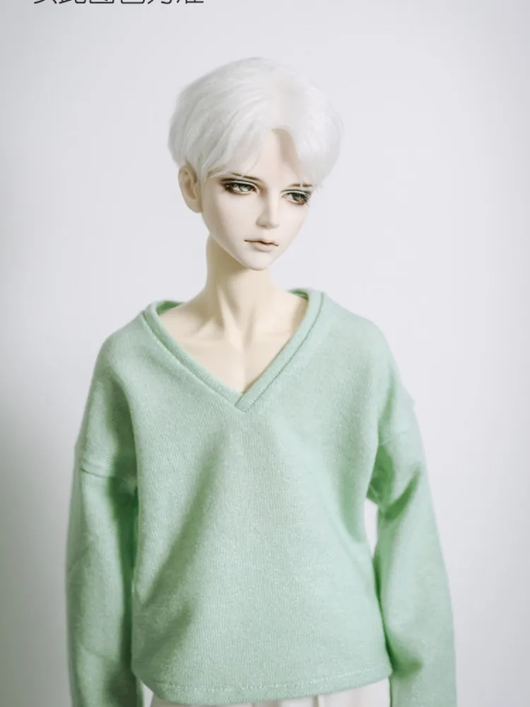 V-neck Sweater T-shirt  for BJD 1/6 1/4 1/3 SD17 Uncle Doll Clothes CMB190