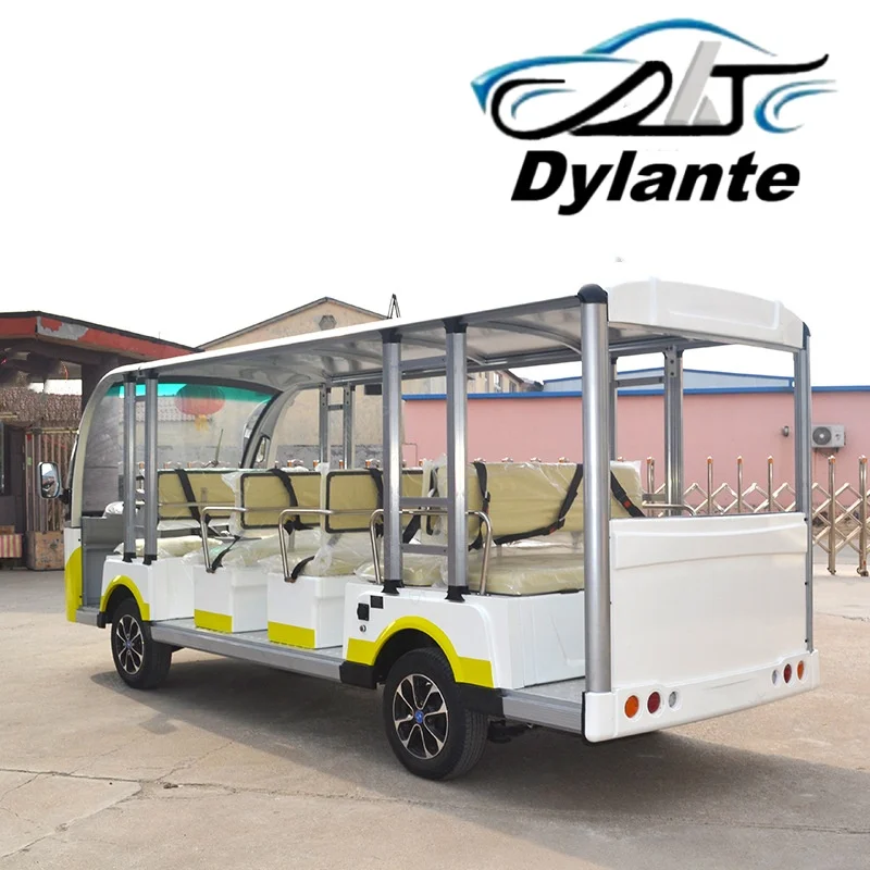 Electric Tour Bus Airport Villa Scenic Area Mall Transportation Beach Resort Convertible Bus Zero Emission With Factory Price