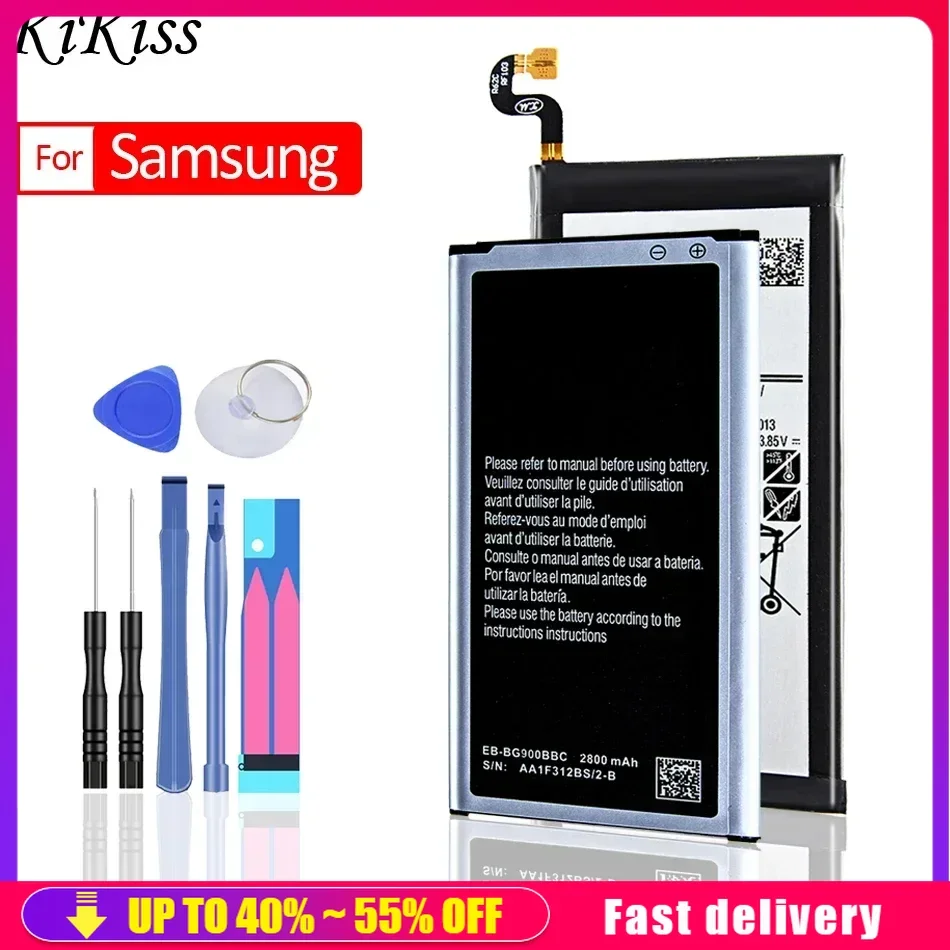 Battery For Samsung Galaxy Note 1 2 3 4 5 7 8 9 10 Plus/S2 S3 S4 S5 S6 S7 S8 S9 mini Edge Plus SM N910H i9300 i9305 G955F G950F