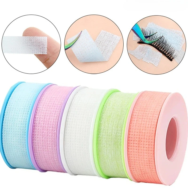 5/10pcs Gel di Silicone Nastro Per Ciglia Resistente Sensibile Non tessuto Sotto Il Pad Per Gli Occhi Toppe E Stemmi Facile Da Strappare Estensione Delle Ciglia forniture
