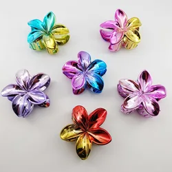 2024 Fashionable GradientFlower Acrylic Hair Clip for Women Sweet Hair Claws Girls Hair Accessories Shark Clip Headdress