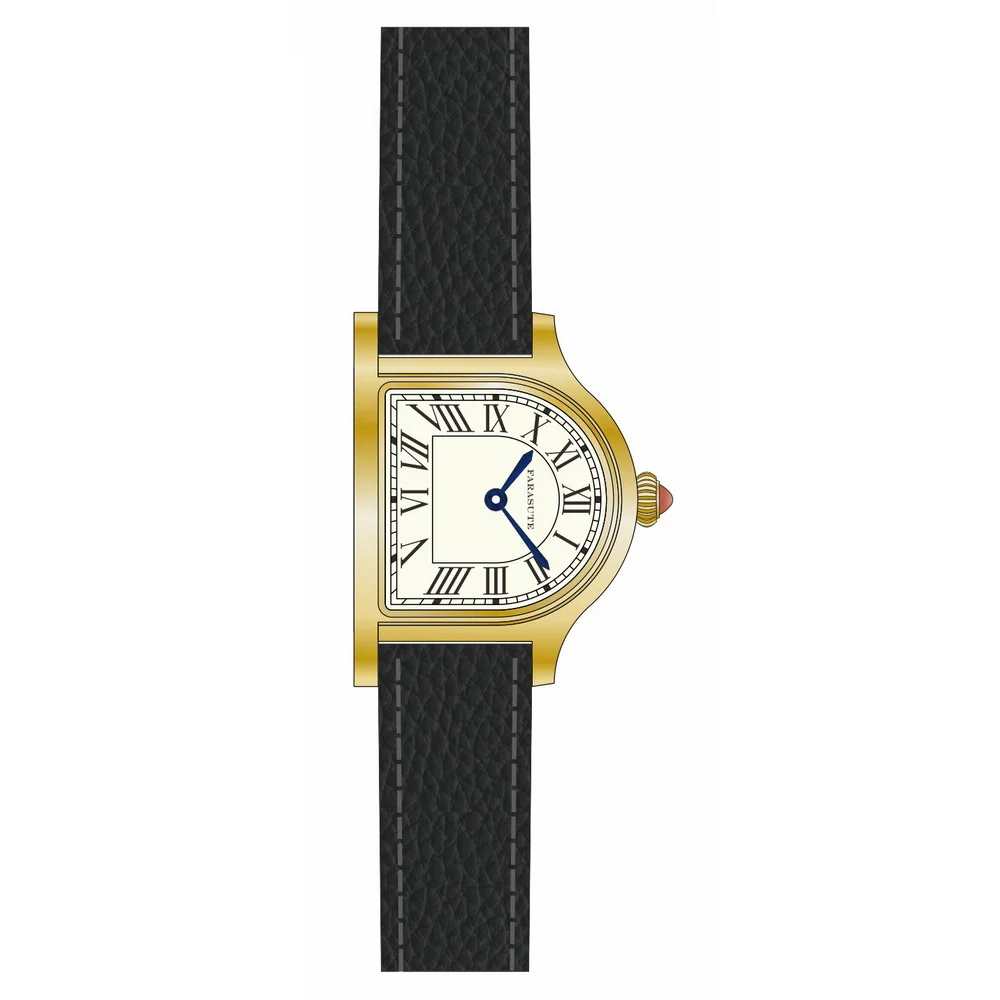 FARASUTE زوجين ساعة رجالي ساعة كوارتز السيدات ساعة اليد النساء الساعات فريدة من نوعها غير النظامية شكل الياقوت مرآة الم فهارس الرومانية