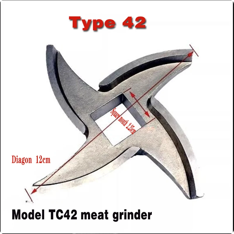 شفرة مفرمة اللحم الأفقية ملحقات مفرمة اللحم نوع TJ12 نوع 22 نوع 32 نوع 42 نوع 52 شفرة