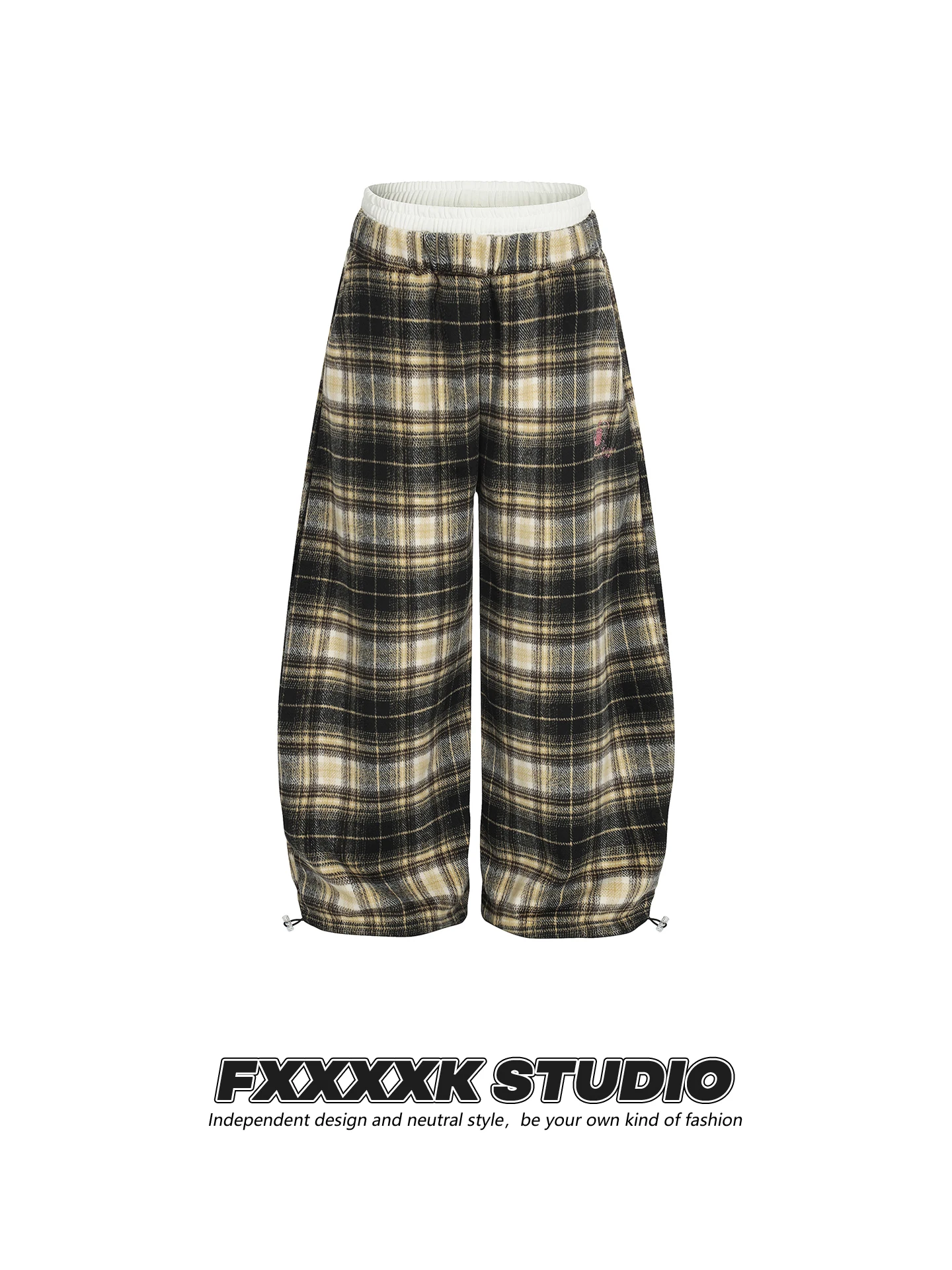 

Оригинальные брюки FXK в стиле ретро, американские, модные, свободные, широкие, для уличных танцев, хип-хопа, джаза, повседневные, длинные, женские, весенние