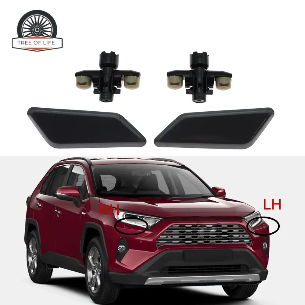 8535442010 8535342010 Für Toyota RAV4 5 XA50 2018 2019 2020 2021 Front Scheinwerfer Washer Abdeckung Scheinwerfer Spray Düse Jet Kappe