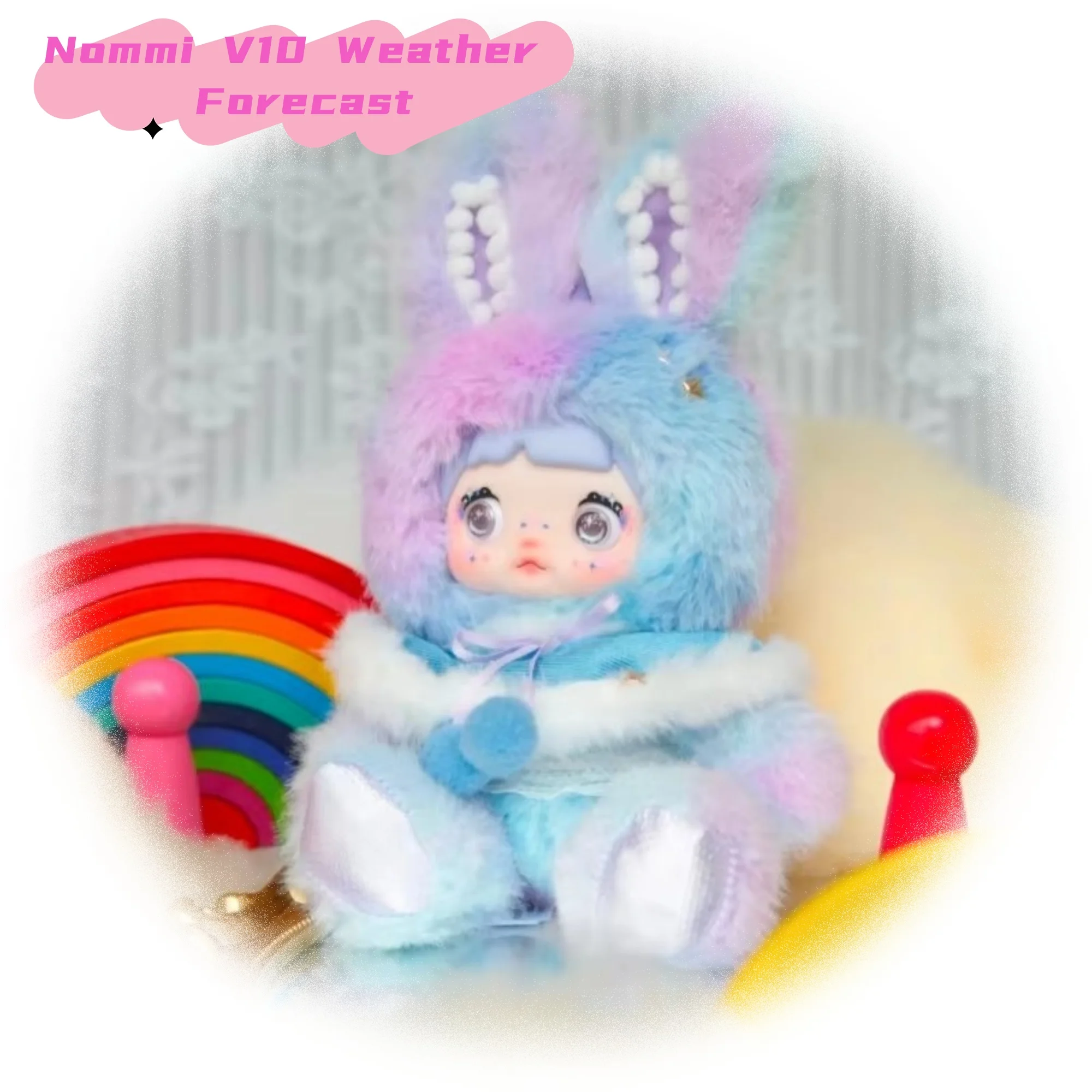 

Оригинальная серия Nommi V10, прогноз погоды, слепая коробка, милая плюшевая кукла, сумка, подвеска, украшение дома, подарок на день рождения, кавайная игрушка