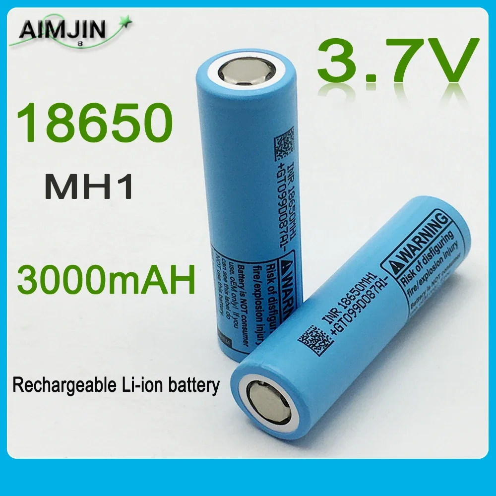 

18650 mh1 3.7V 3000mAh Li-ion battery for our 18650 30A toy tool flashlight battery