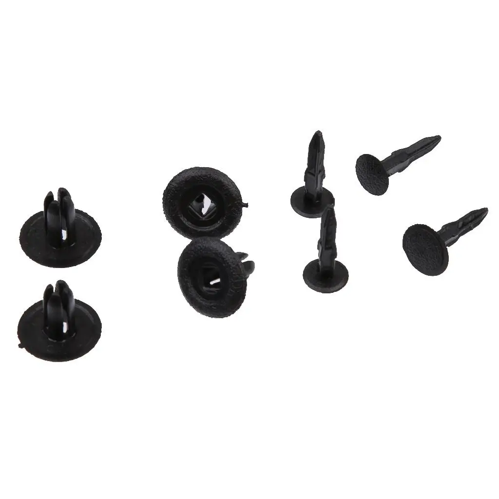 Retainer Clips Plastic Rivets Pushtype Fasteners for Mazda CX5 2015 Hatchback Exterior Use