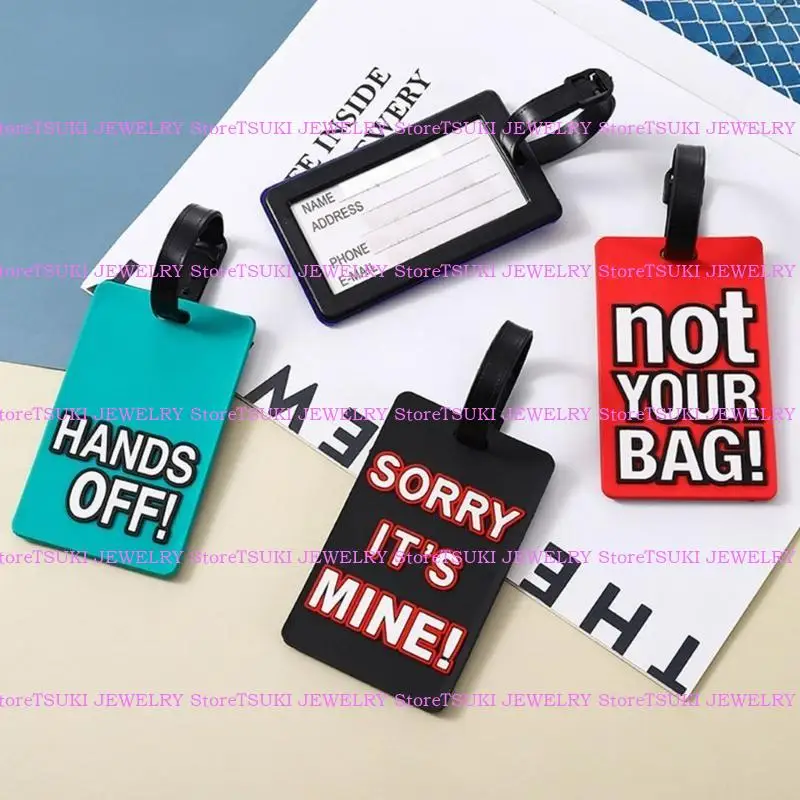 62ke PVC Baggage Backpack tags Tags Tags bagagem Label