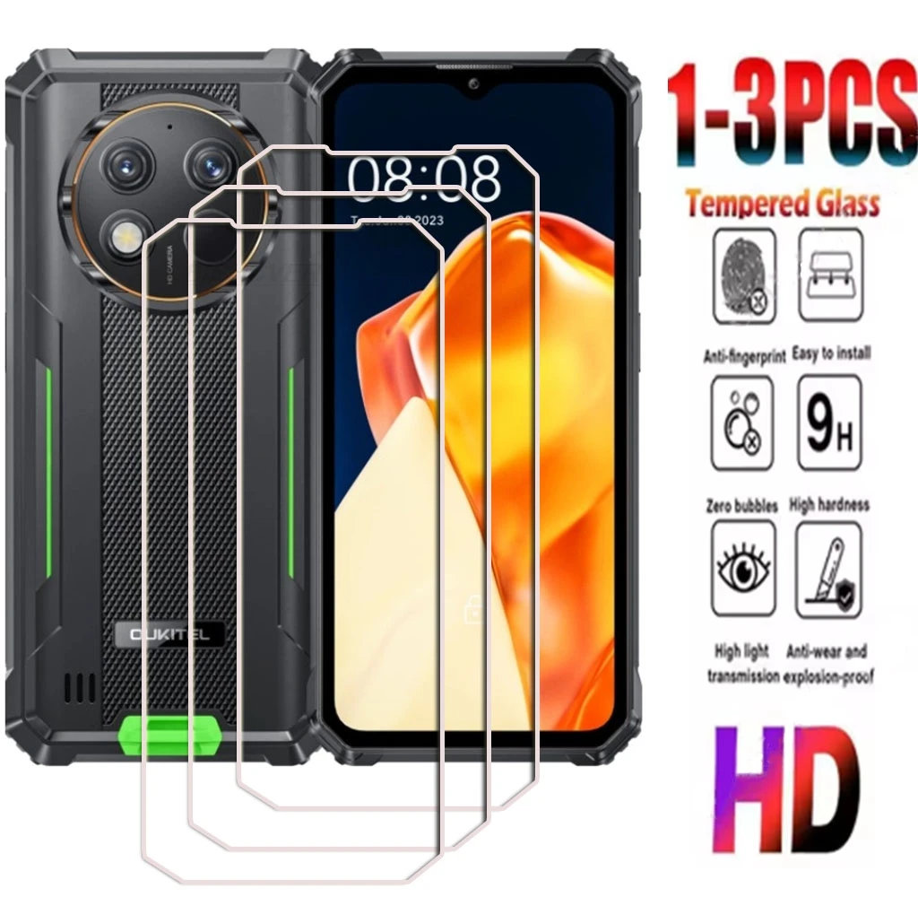 1-3PCS HD 9H Tempered Glass For Oukitel G1 6.52" OukitelG1 WP28E WP28 WP28S OukitelWP28S Screen Protector Cover Film