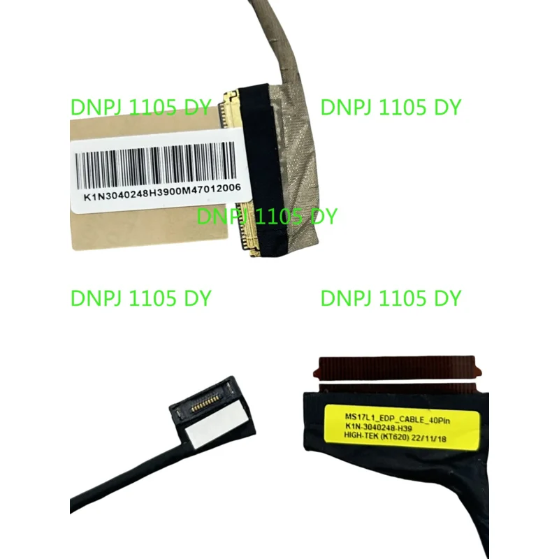 PJSE new for MS17L1 led lcd lvds cable 40pin K1N-3040248-H39 K1N-3040248-H58