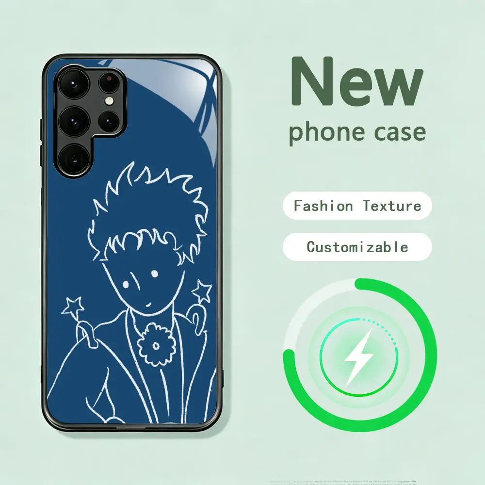 Hot Anime The Little Prince Phone Case For Samsung S26 S25 S24 S23 S22 S21 S20 Plus Ultra Note20 Glass Magnetic Case