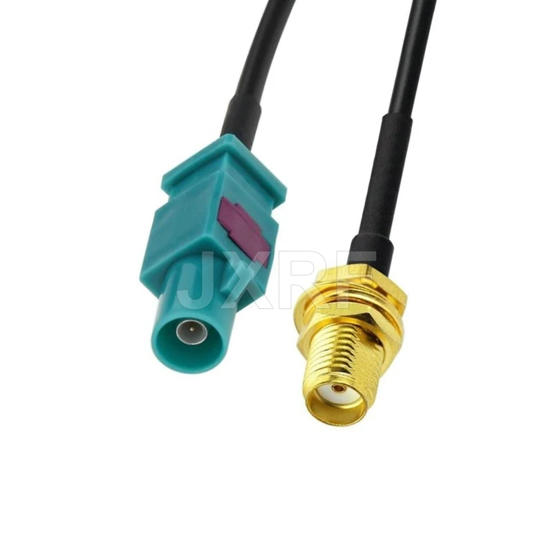 Fakra Z Male to SMA Male Vehicle Antenna Adapter Cable for Car Stereo Android GPS Navigation FM AM Radio Satellite Radio
