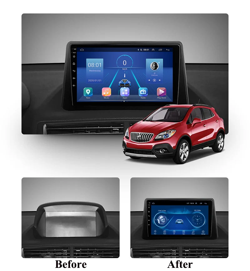 

Car Play Android Auto 8+128GB Android14 Car Video DVD Player o GPS Navigator DSP Stereo Auto Radio for Opel Mokka 2012-2016