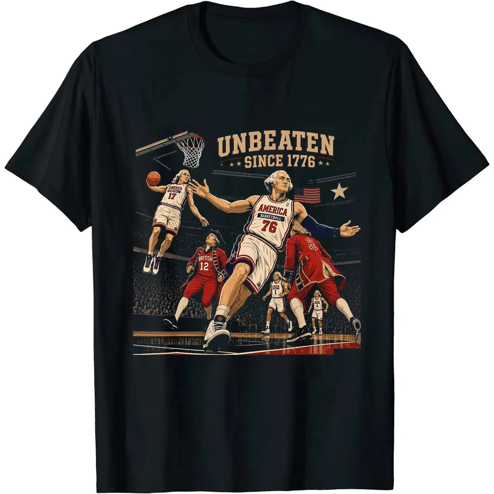 

UNBEATEN Since 1776 America 4th of July Independence Day T-Shirt