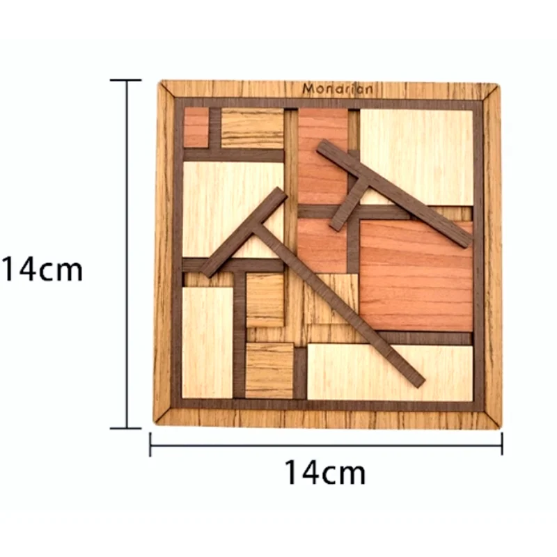 마음이 놀라운 논리 나무 지능 탱그램 보드 포장 퍼즐 두뇌 게임