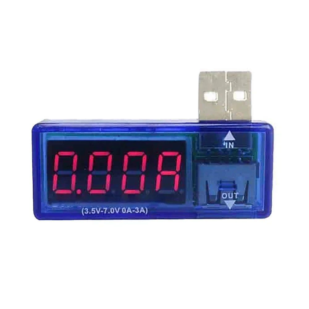 Digital USB Mobile Power Charging Current Voltage Tester Meter Voltmeter Ammeter USB Charger Tester Power Bank Charger Indicator