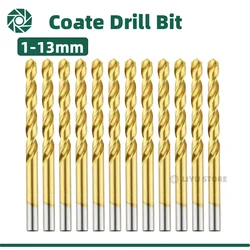 Foret hélicoïdal en acier rapide au Cobalt, foret en titane de haute qualité, ensemble d'outils en acier inoxydable 6542, foret en acier inoxydable en métal