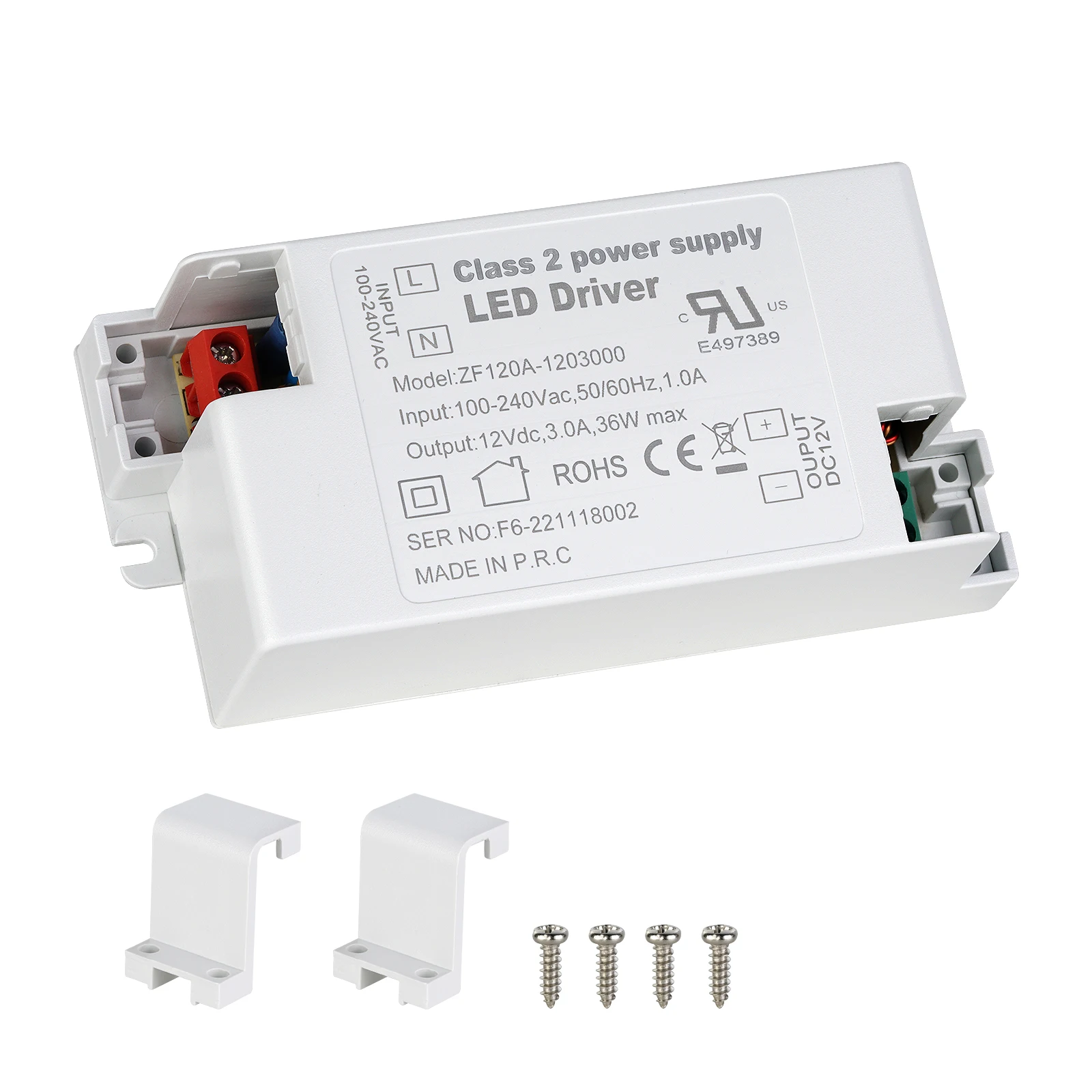 LED ドライバートランス電源 100V 240V AC から 12V 24V DC LED