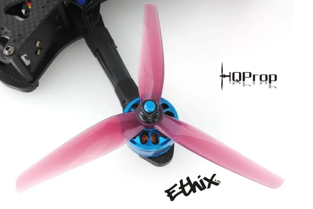 HQPROP Ethix P3 Peanut Butter & Jelly Prop 5130 5.1X3X3 3-Blade PC Propeller for RC FPV Racing Freestyle 4/6S Drone