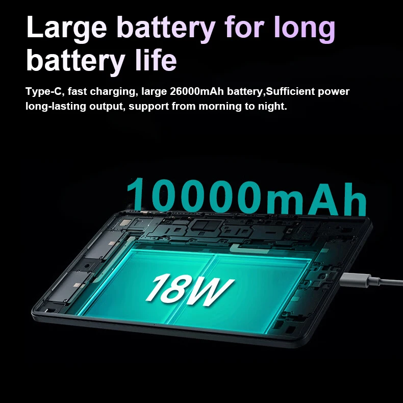 Tablet Pad 8 Pro con Android 2024, 13,0 mAh, versión global, 16GB + 1TB, 10000 pulgadas, Qualcomm Snapdragon 8 Gen2, 10 núcleos, 10,1