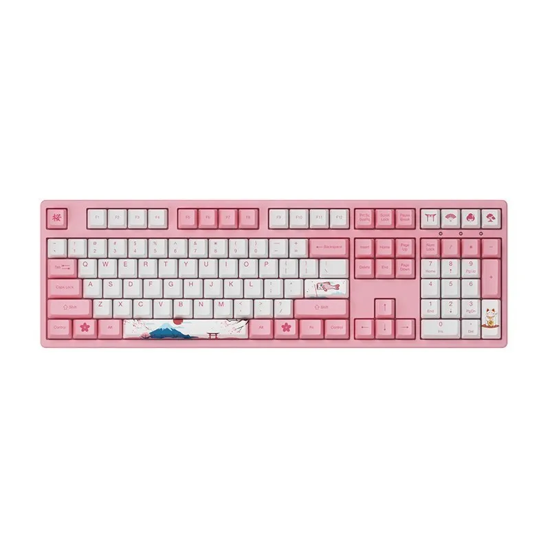 Akko 3108 V2 World Tour-Токио R1 полноразмерная Механическая игровая клавиатура Проводная 108 клавиш с OEM профилем PBT термосублимационные клавиши