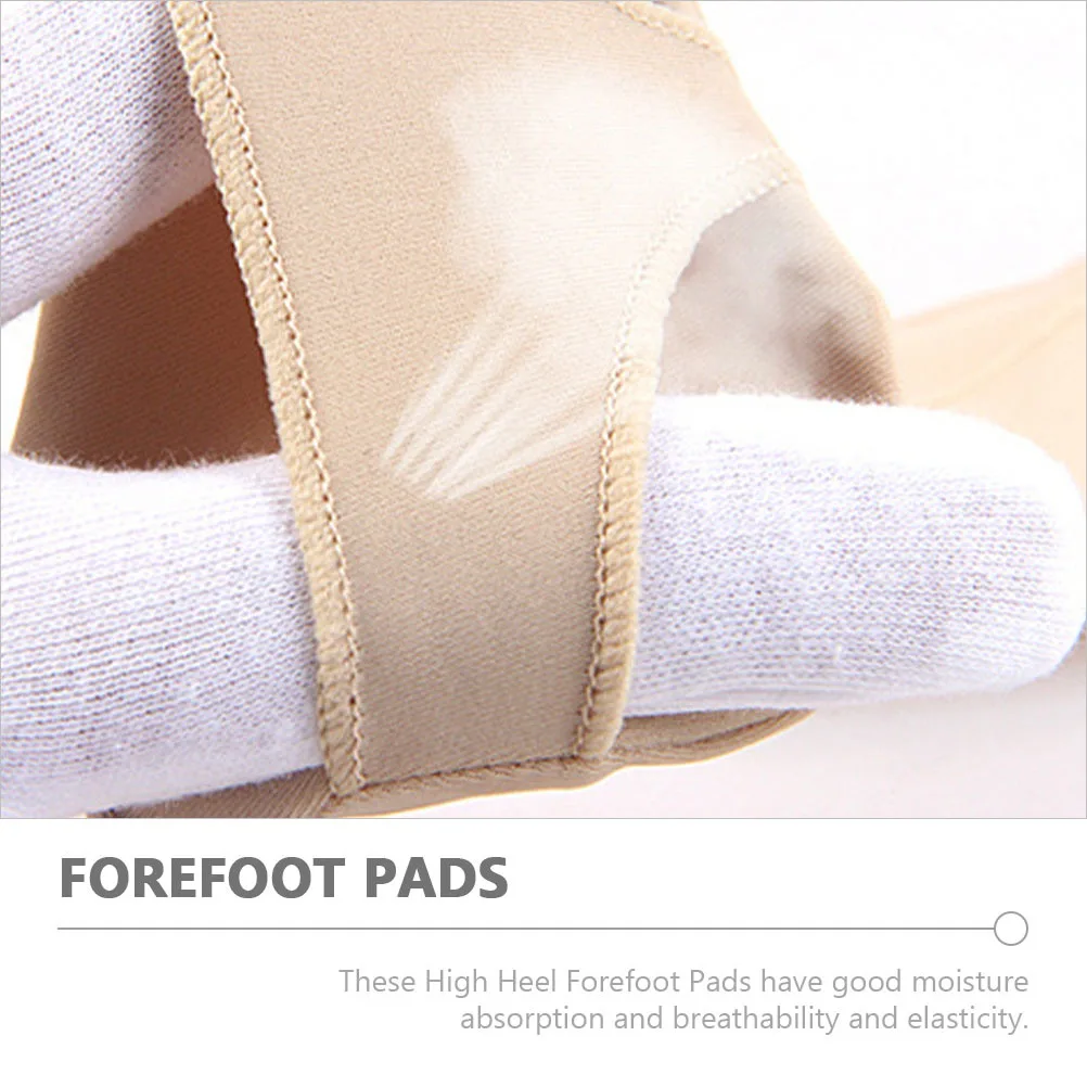 1 زوج منصات عالية الكعب الأمامية قسط تنفس الجبهة النخيل وسائد لتخفيف الآلام نصف الجوارب النساء النعال غير مرئية حذاء #1