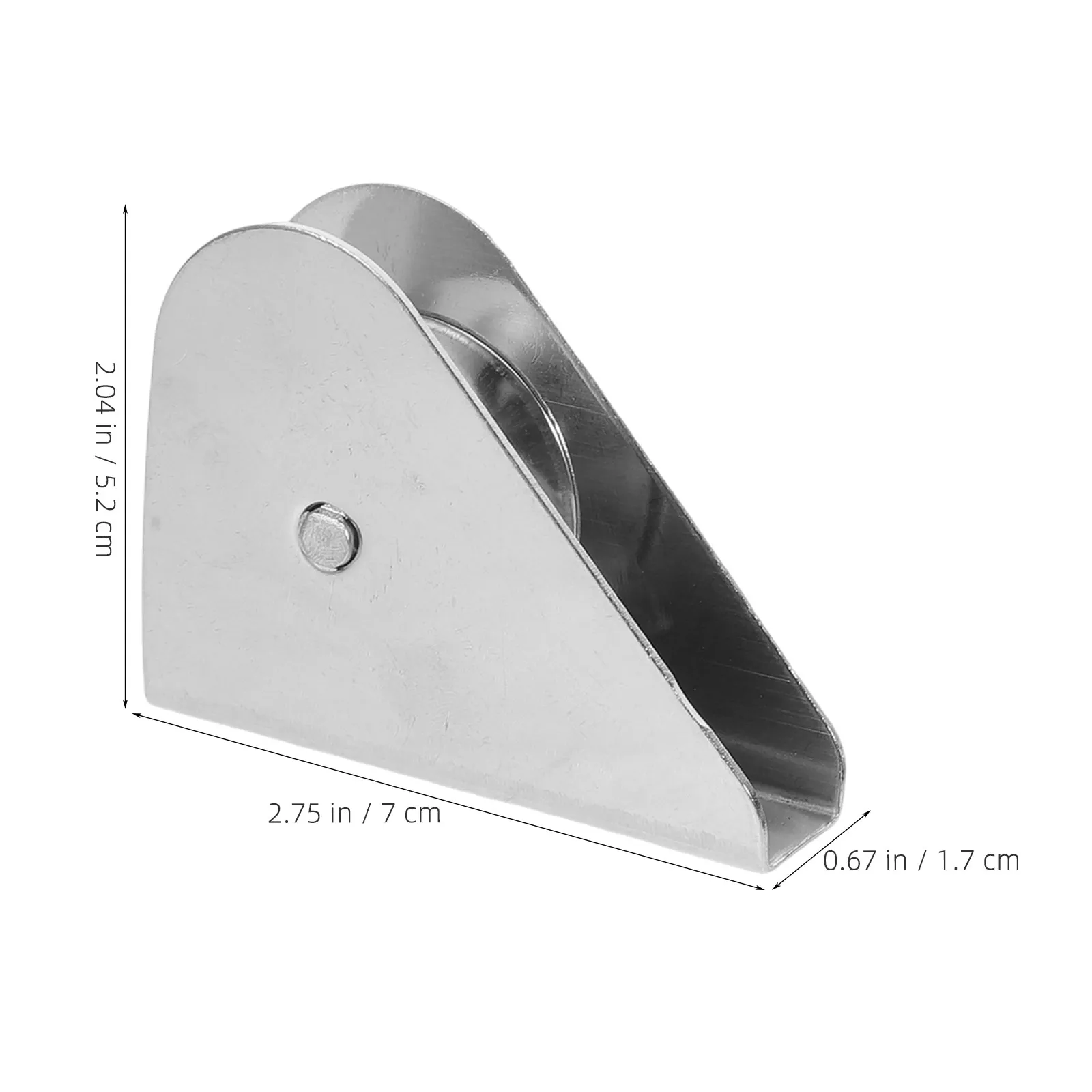 Stainless Steel Flagpole Pulley 2.8 Inch Heavy Duty Bearing Outdoor Rope Guide Wheel Flagpole Lift System Pulley Flag Attachment