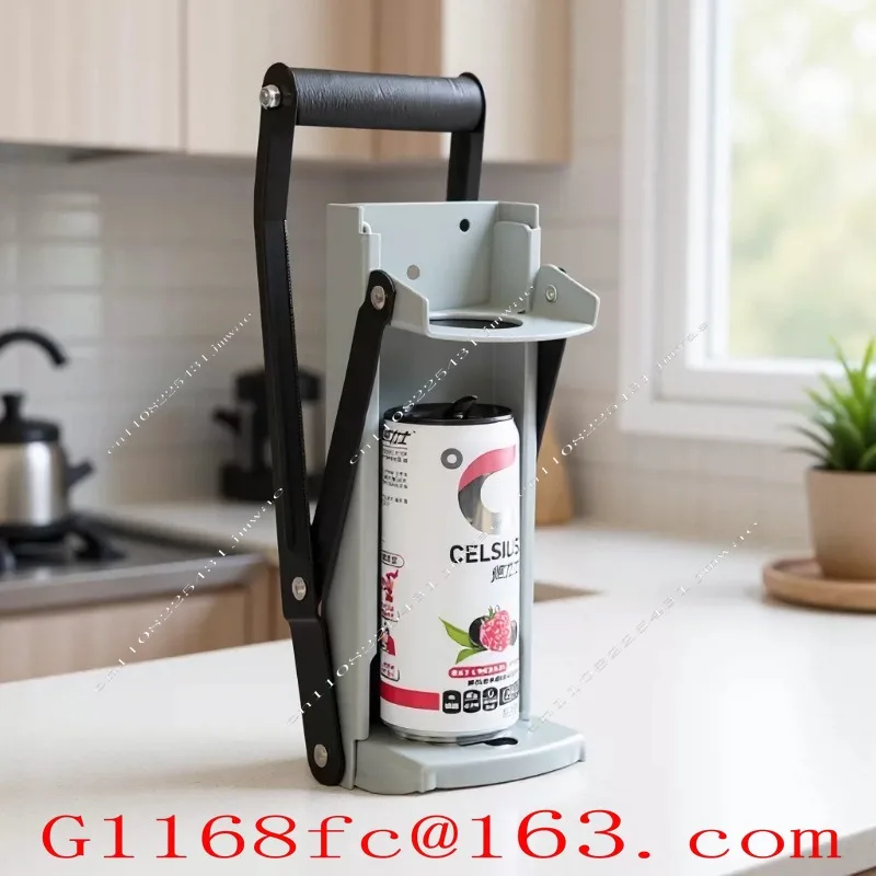 16oz Press, Kitchen Bottle Opener, Easy To Pull, Compression Flatbed, Can Crush
