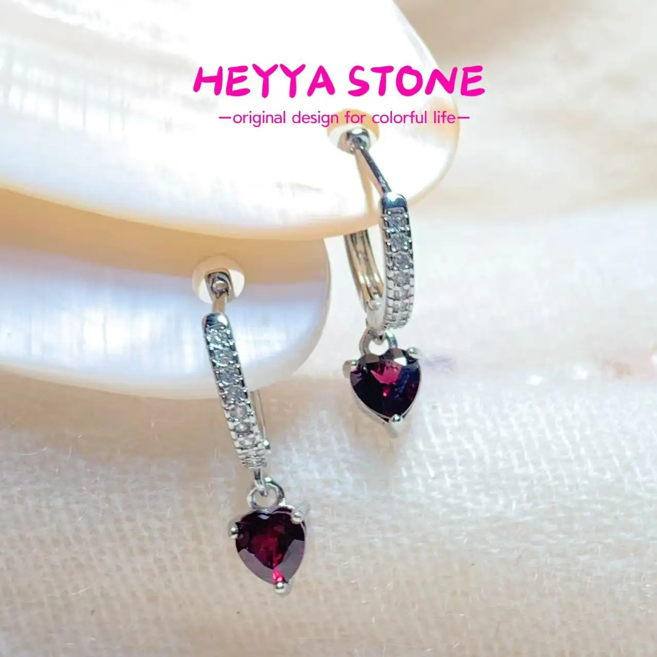 

Винтажные серьги-кольца HEYYA STONE из натурального золота, простые классические круглые ювелирные изделия из драгоценных камней ручной работы, эксклюзивные золотые 14 карат