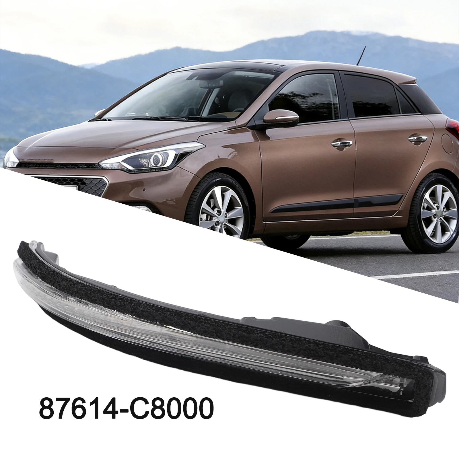 Left Side Door Wing Mirror Indicator Light for Hyundai I20 Long lasting Performance and Durability  Left Side